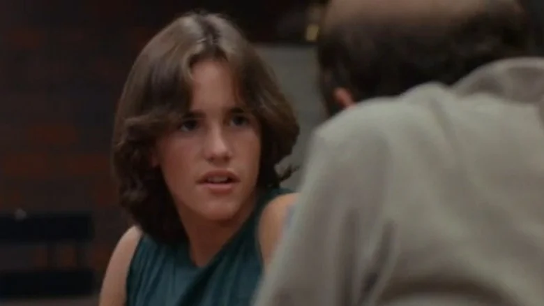 Matt Dillon as Richie, giving guff to adults in Over the Edge