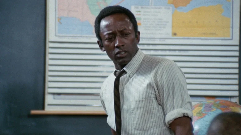 Garrett Morris as Mr. Mason, teaching a class in Cooley High
