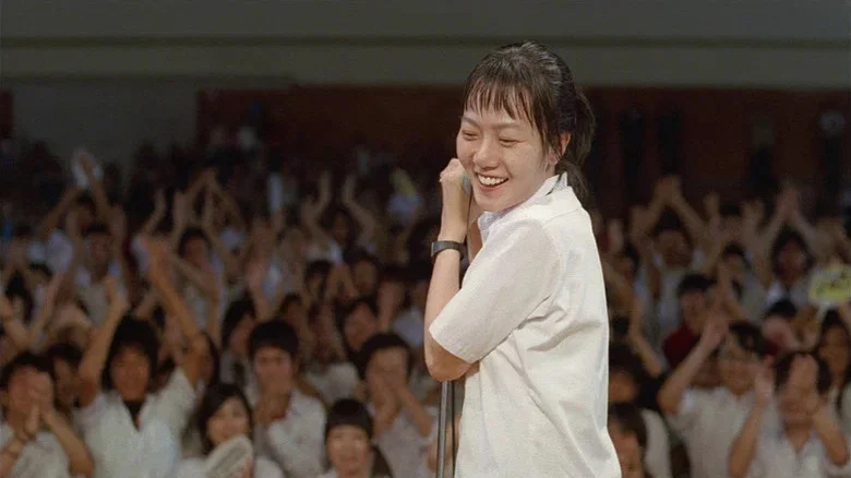 Bae Doona as Son, enjoying performing in Linda Linda Linda