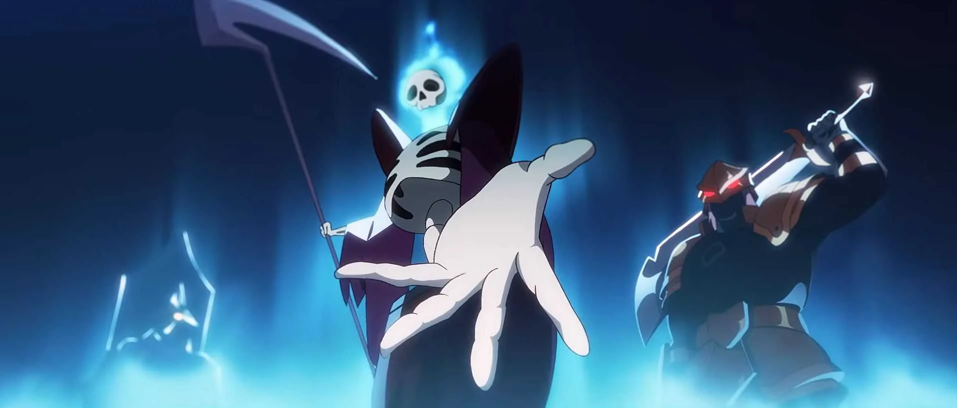 A still of the grim reaper in the cinematic announcement for Slay the Spire 2. 